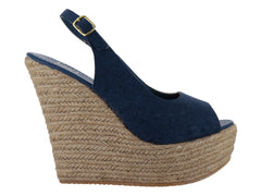 Sandalias Plataforma Luna Rosa Azul para Mujer