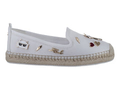Sandalias Alpargatas Karl Lagerfeld Blancas para Mujer