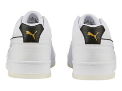 Tenis PUMA RBD Game Low Blanco, Negro y Oro para Hombre