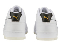 Tenis PUMA RBD Game Low Blanco, Negro y Oro para Hombre
