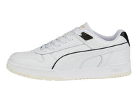 Tenis PUMA RBD Game Low Blanco, Negro y Oro para Hombre