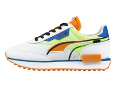 Tenis PUMA Future Rider Twofold Blanco y Verde para Niño