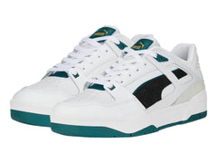 Tenis PUMA Slipstream Suede Blanco, Negro y Verde para Hombre