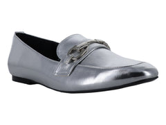Mocasines Roze Color Plata para Mujer