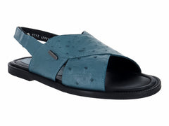 Sandalias Marquez de Leon Cuello de Avestruz Blue Jeans para Hombre