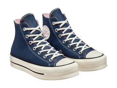 Tenis Converse Chuck Taylor All Star Lift Hi Azul para Mujer