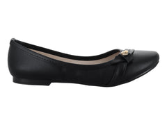 Zapatos Planos Luna Rosa Negro para Mujer