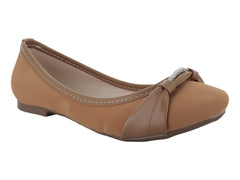 Zapatos Ballerinas Luna Rosa Color Camel para Mujer