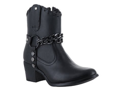Botines Vaqueros Lady Carolina Negros para Mujer