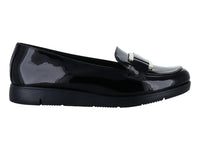 Zapatos Mocasines Clinton Charol Negro para Mujer