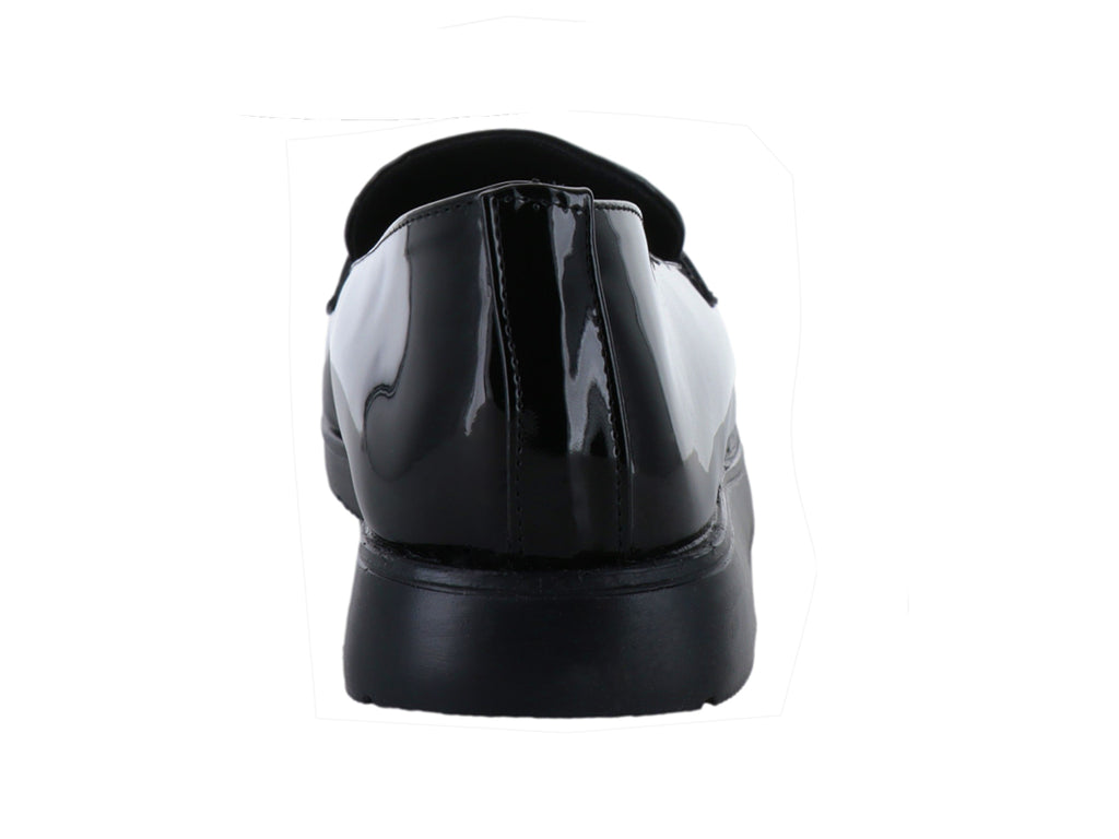 Zapatos Mocasines Clinton Charol Negro para Mujer