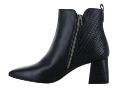 Botines Felipe Rivera Charol Negro para Mujer