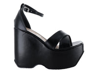 Sandalias Plataforma BSC Shoes Negro para Mujer