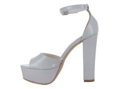 Zapatillas de Tacón Clasben Color Yeso para Mujer