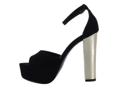 Sandalias de Tacón Clasben Vera Negro para Mujer
