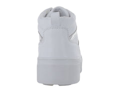 Tenis Clasben Blanco Plata para Mujer