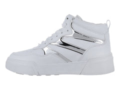 Tenis Clasben Blanco Plata para Mujer