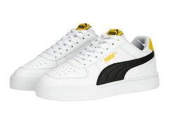 Tenis PUMA Caven JR Blanco, Negro y Amarillo para Niño