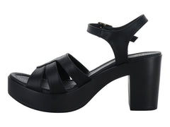 Zapatillas Casuales Luna Rosa Negro para Mujer