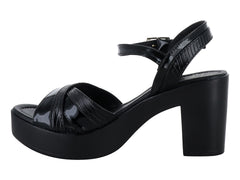 Sandalias de Plataforma Luna Rosa Negro para Mujer