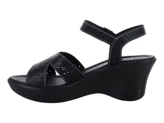 Sandalias Luna Rosa Negro para Mujer