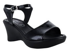 Sandalias Luna Rosa de Plataforma Negro para Mujer