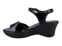 Sandalias Luna Rosa de Plataforma Negro para Mujer