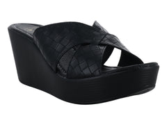 Sandalias Luna Rosa Negro para Mujer