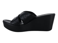 Sandalias Luna Rosa Negro para Mujer