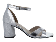 Zapatillas Luna Rosa Plata para Mujer