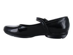 Zapatos Planos de Charol Negro Mauri Valero para Mujer