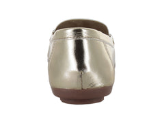 Zapatos Mocasín Driver Nomadas Color Oro Inglés para Mujer