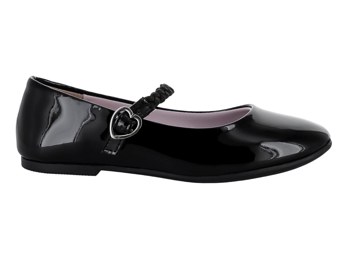 Zapatos Tropicana Charol Negro para Niña