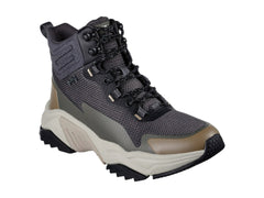 Tenis Skechers Smart Block Negro y Oliva para Hombre