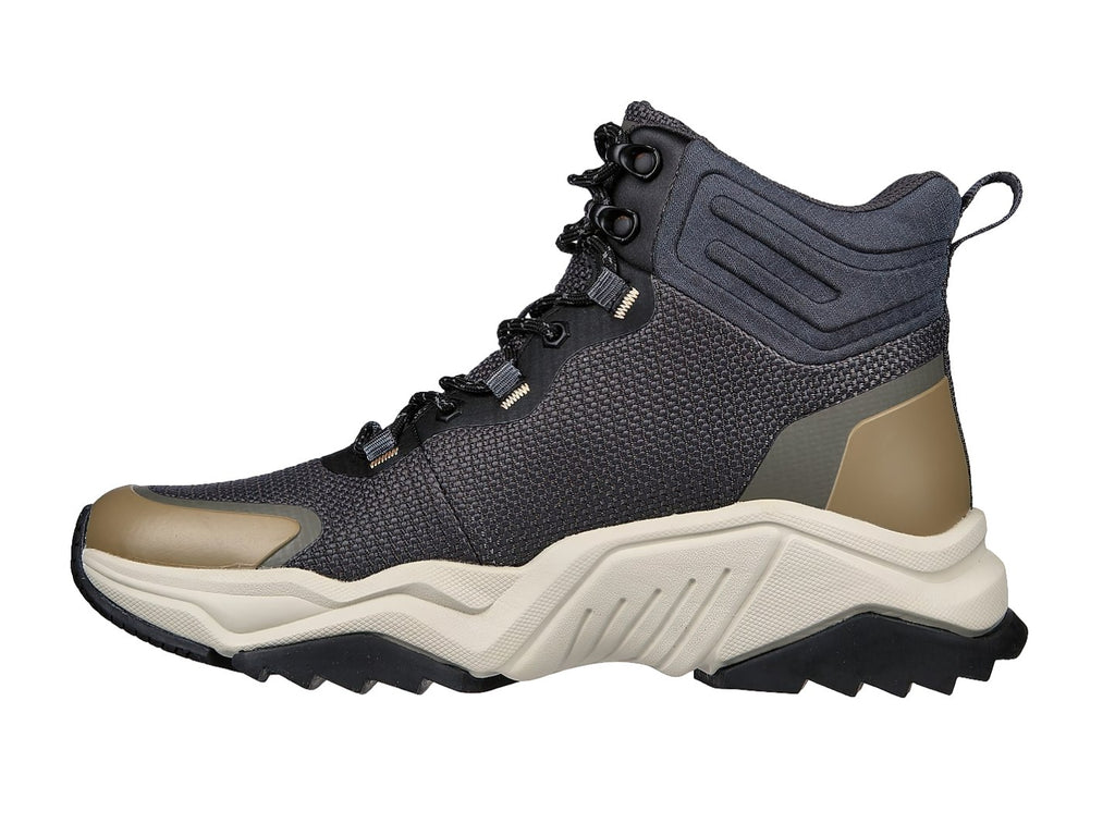 Tenis Skechers Smart Block Negro y Oliva para Hombre