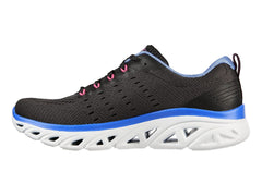 Tenis Skechers Glide-Step Sport Negro y Rosa para Mujer