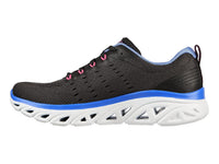 Tenis Skechers Glide-Step Sport Negro y Rosa para Mujer