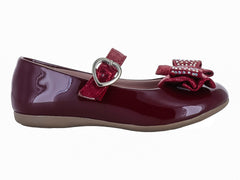 Zapatos de Charol Vino Tropicana para Niña