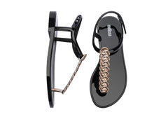 Sandalias Melissa Negro para Mujer
