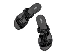 Sandalias Melissa Glowing Slide Negro para Mujer