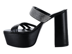 Sandalias de Tacón Roze Negro para Mujer