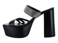 Sandalias de Tacón Roze Negro para Mujer