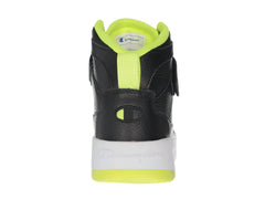 Tenis Champion Drome Hi Negro con Neón para Niño