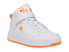 Tenis Champion Drome Hi Blanco y Naranja para Niño
