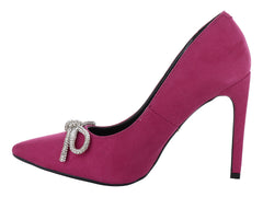 Zapatillas Tacón Westies Color Fiusha para Mujer