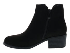 Botines Tropicana Negros de Gamuza para Niña