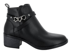 Botines Tropicana Negros Casuales para Niña