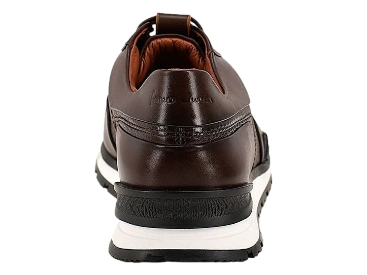 Tenis Cuadra en Piel de Venado Color Chocolate para Hombre