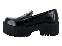 Zapatos Mocasines Punto Moda Negro para Mujer