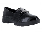 Zapatos Mocasines Maxim Charol Negro para Mujer
